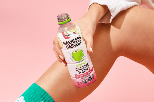 pink lady apple flavored coconut water harmless harvest