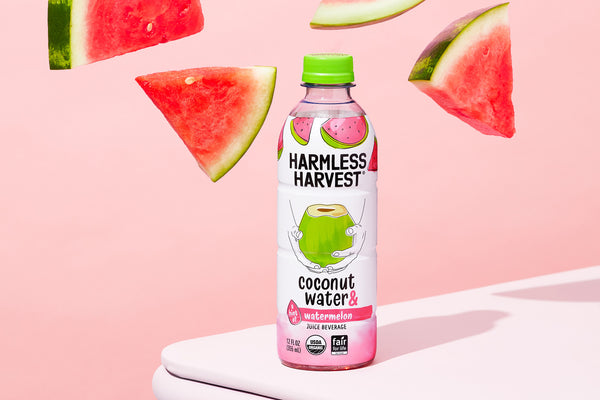 watermelon flavored coconut water harmless harvest